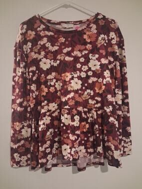 Women's LOFT Floral Print To NWOT SIZE MP